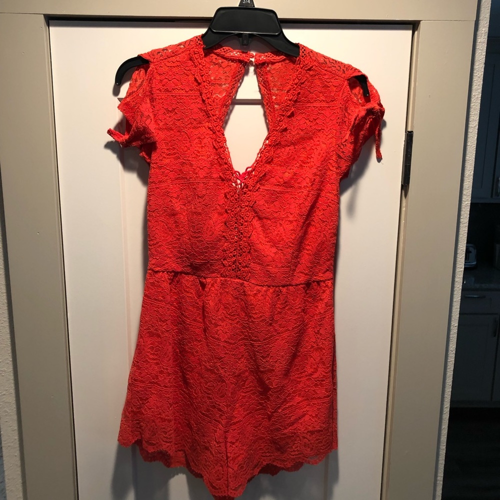 Orange romper